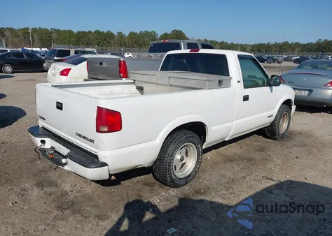 1998 Chevrolet S-10 Ls Fleetside из США, поврежденный, VIN 1GCCS1445W8216267